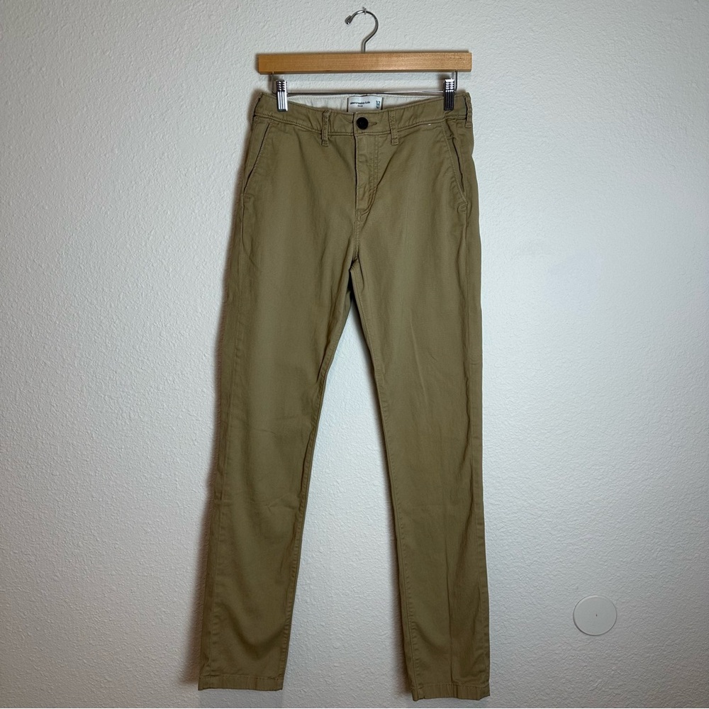 Abercrombie Kids Chino Pants Size 15/16 Long - Picture 2 of 8